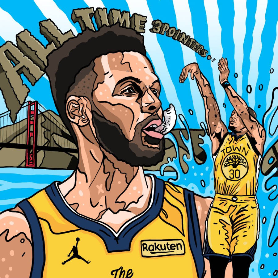 100 Papéis de Parede de Desenho Animado Stephen Curry Wallpapers