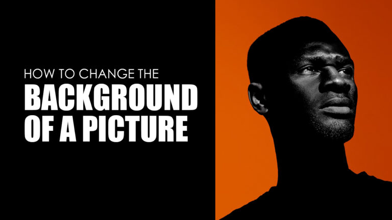 How to Change the Background of a Picture