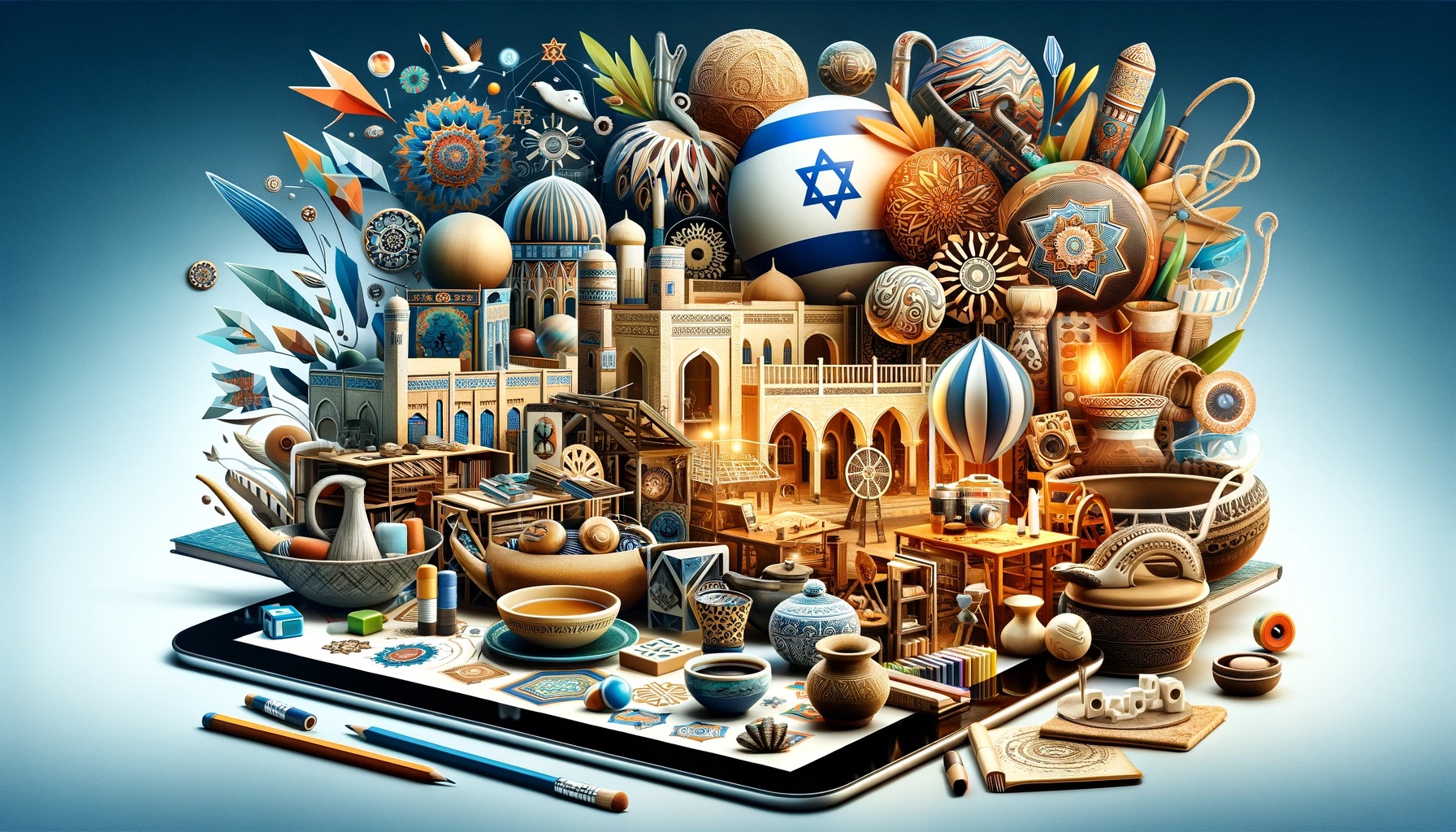 Celebrating Israeli Art and Culture through Digital Wallpapers