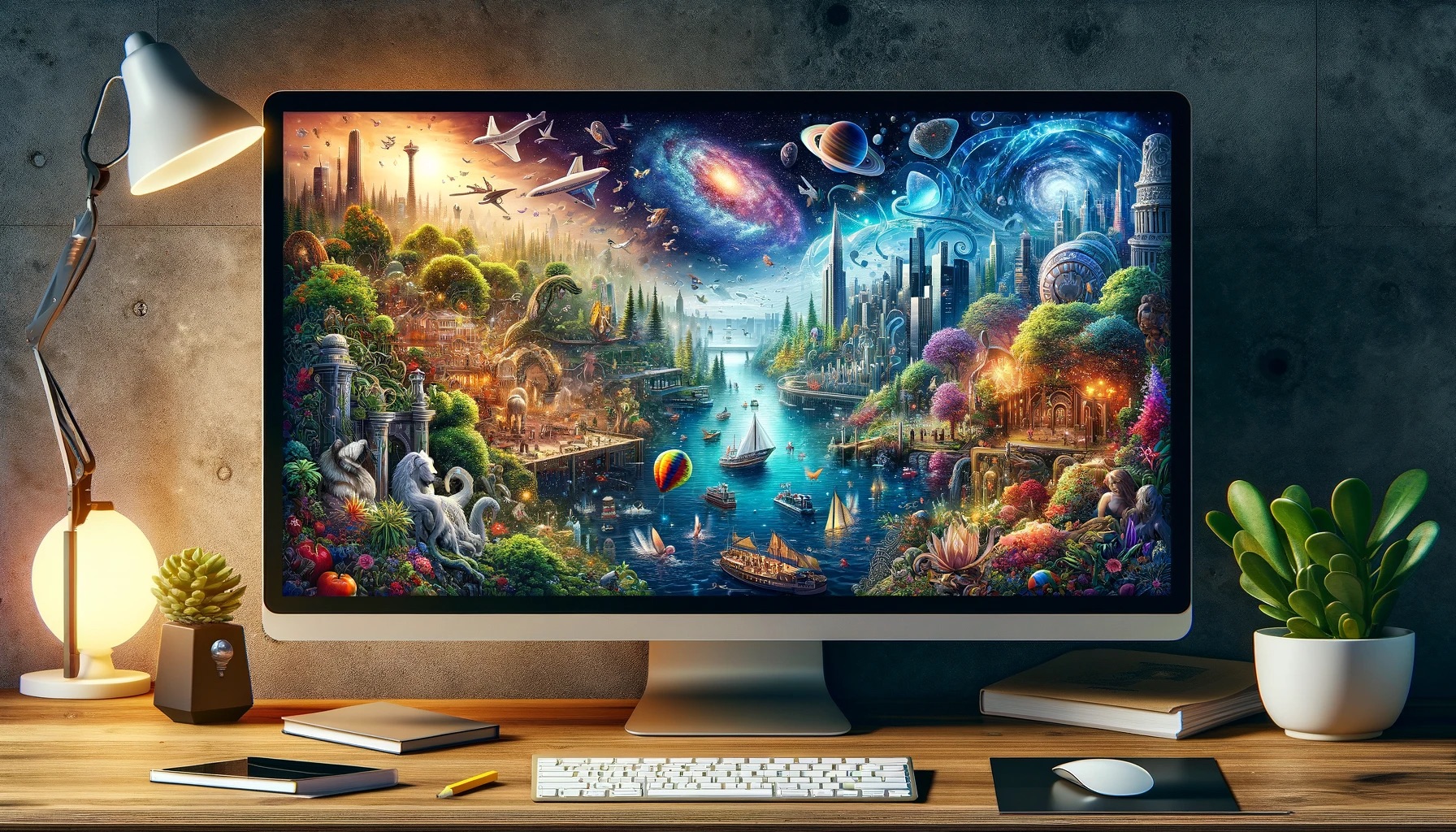 Transforming Desktop Backgrounds into Puzzles: Picture Hunt Edition