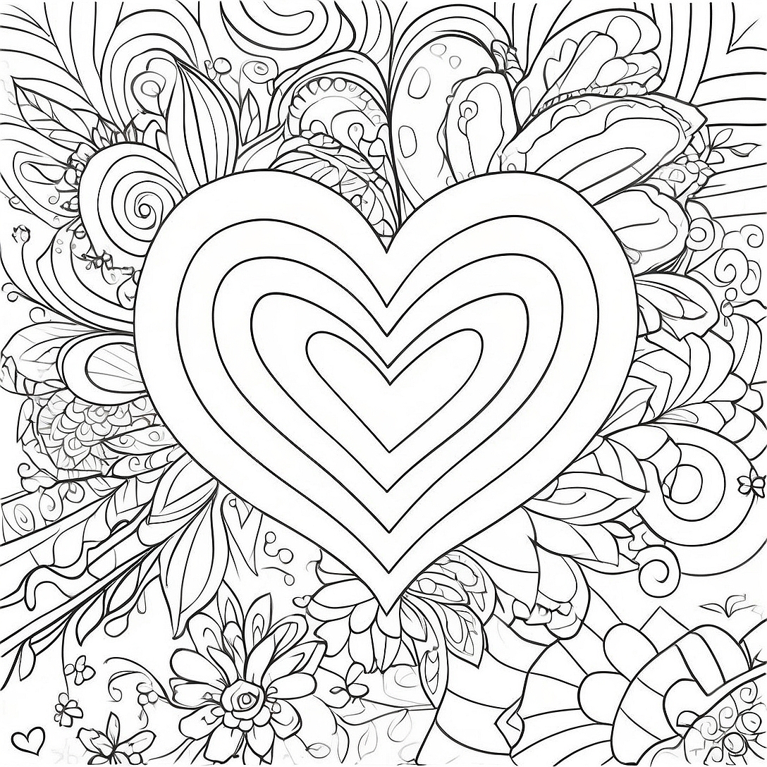 Romance Coloring Pages