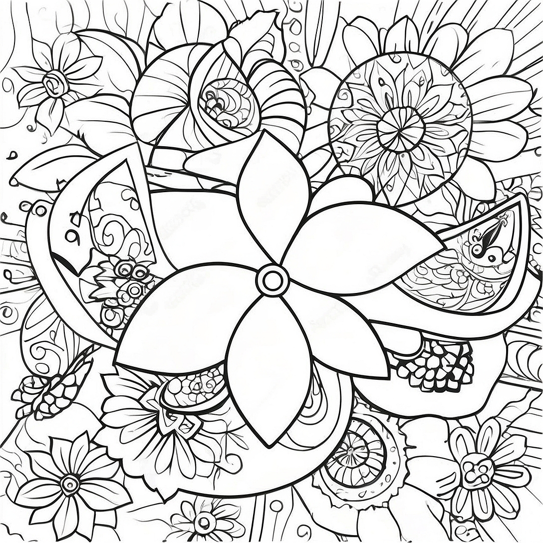 Colorful Diwali Diyas Coloring Page | Diwali coloring page