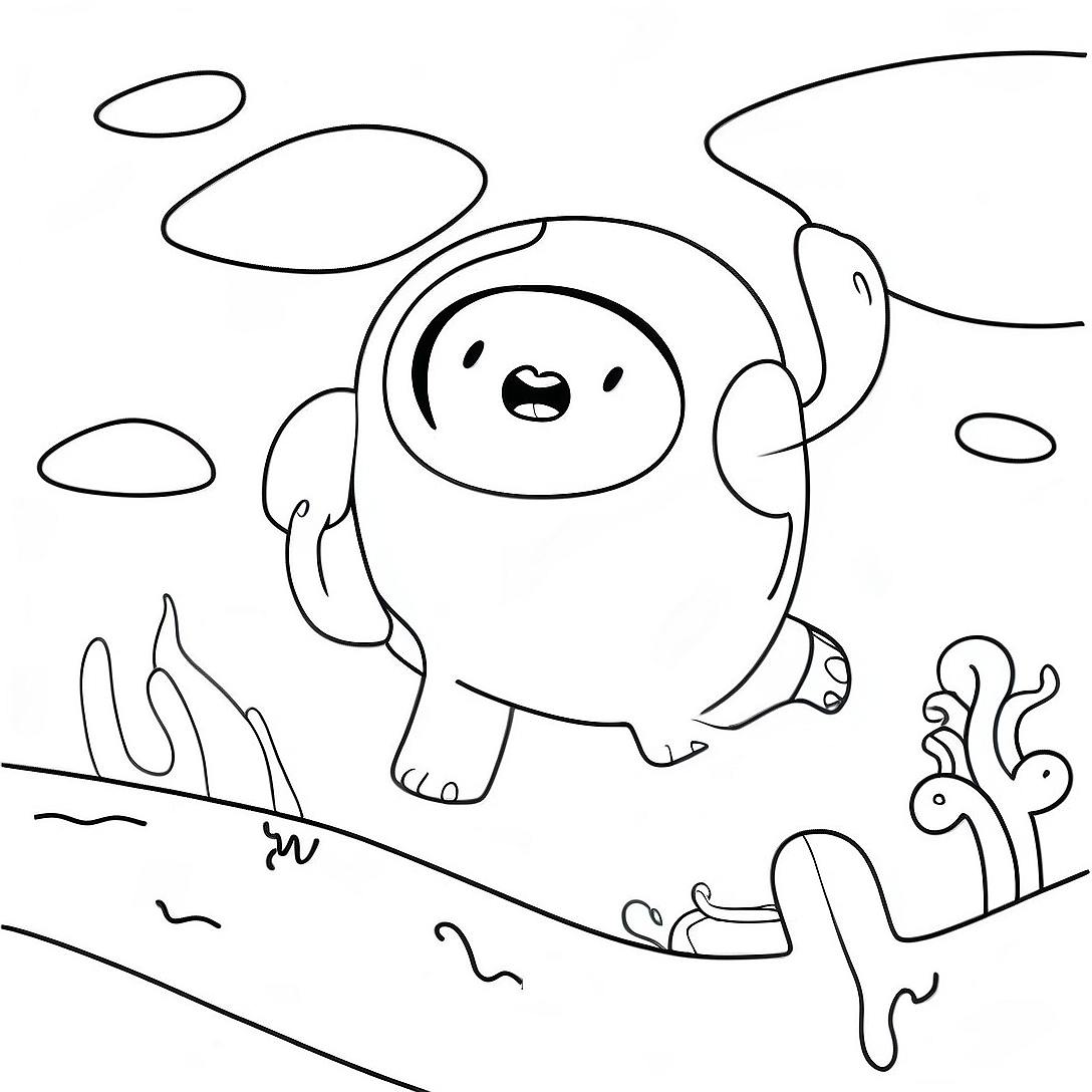 Adventure Time Coloring Page | Adventure Time coloring page