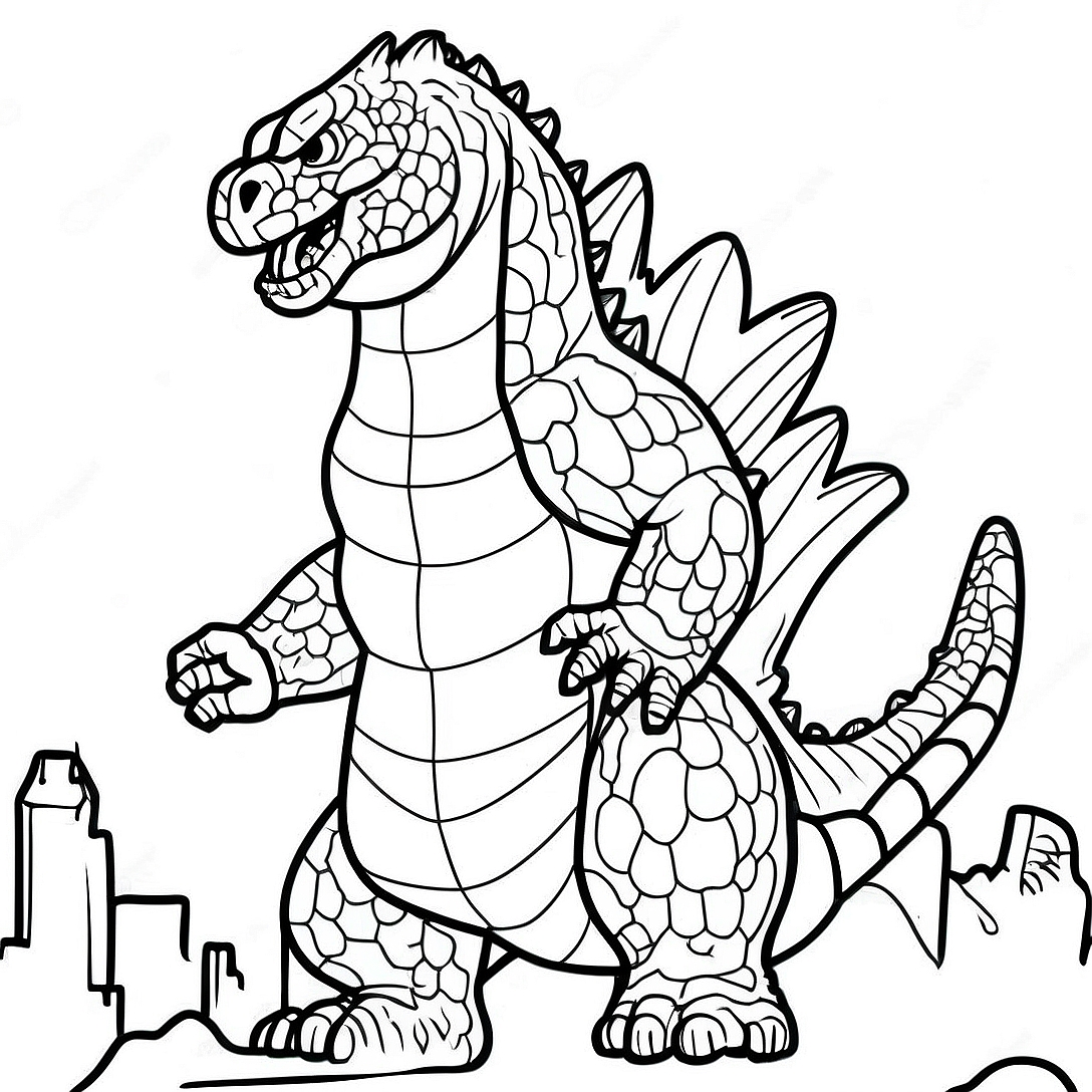 Godzilla Coloring Page | Godzilla coloring page