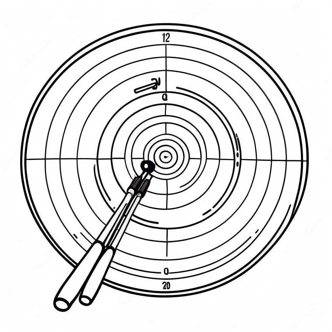 Archery Target Coloring Page | Archery coloring page