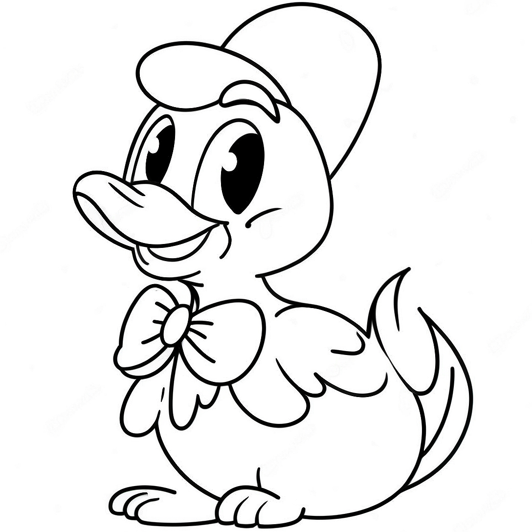 Daisy Duck Coloring Page | Daisy Duck coloring page
