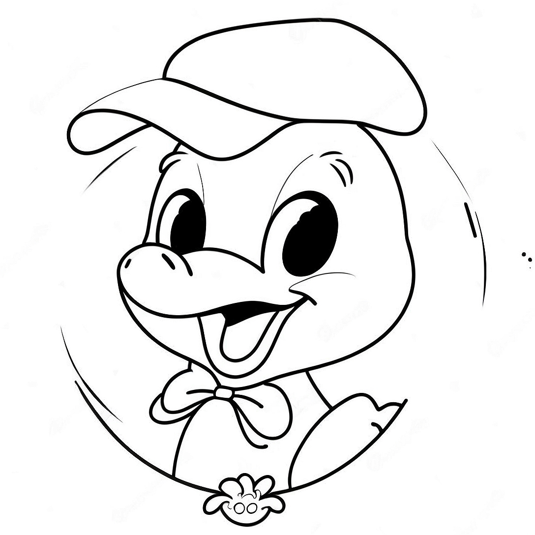 Daisy Duck Coloring Page | Daisy Duck coloring page