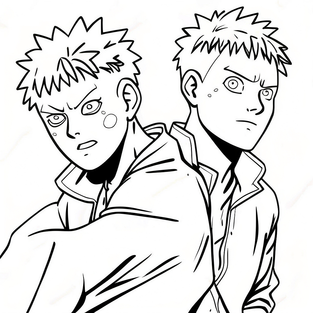 Jujutsu Kaisen Coloring Page | Jujutsu Kaisen coloring page