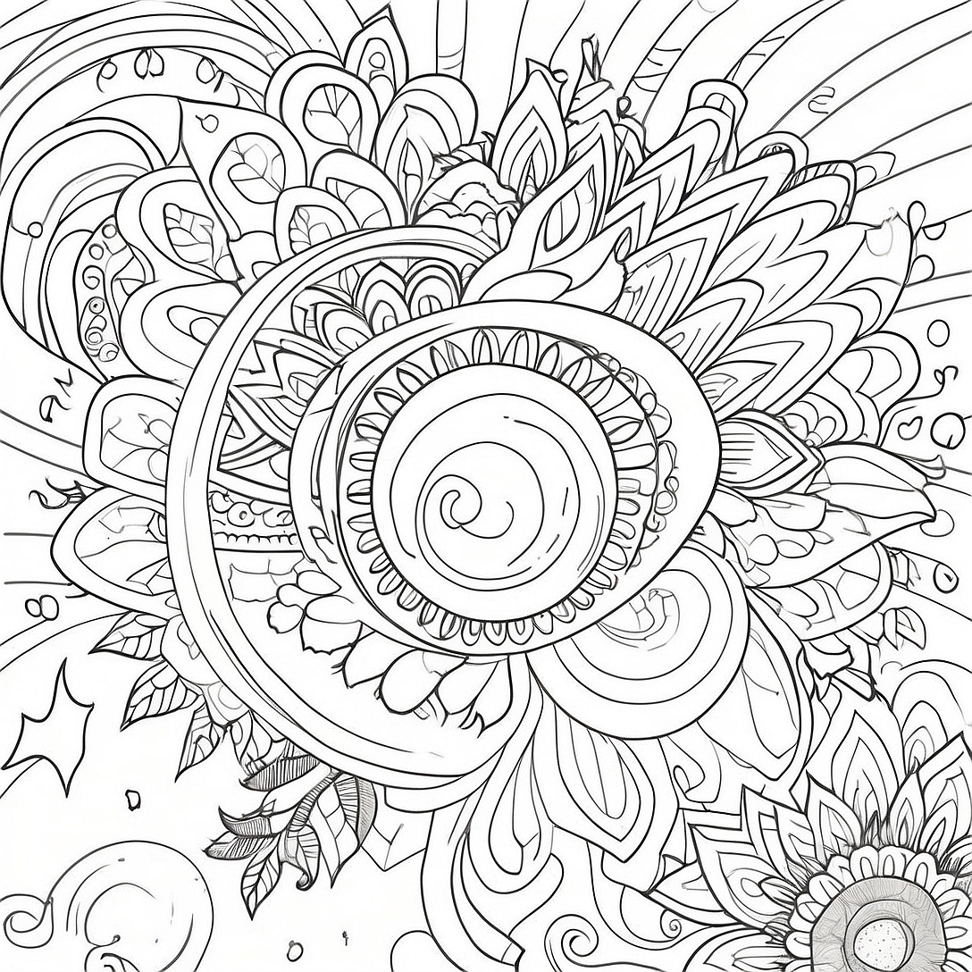 Galaxy Coloring Page | Galaxy coloring page