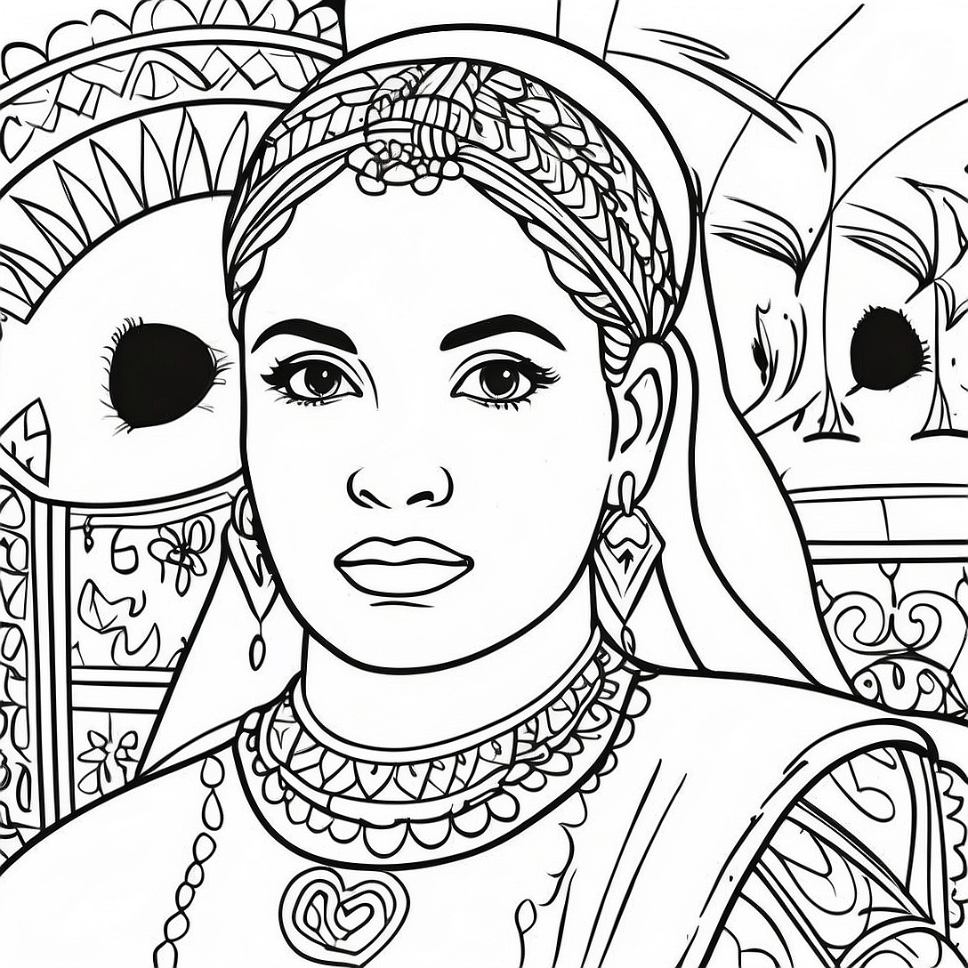 Hispanic Heritage Coloring Page | Hispanic Heritage coloring page