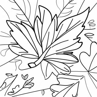 Fall Leaf Coloring Page | Fall Leaf coloring page