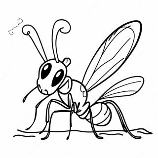 Ant Coloring Page | Ant coloring page