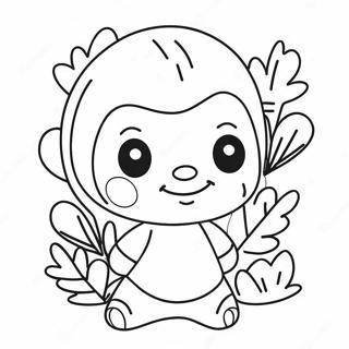 Cute Sans with a Smile Coloring Page | Sans coloring page