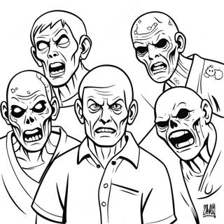 Zombies 3 Movie Poster Coloring Page | Zombies 3 coloring page