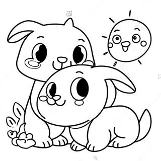 Cute Adopt Me Pets Coloring Page | Adopt Me coloring page