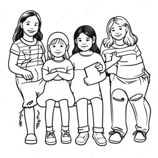Babysitters Club Coloring Page | Babysitters Club coloring page