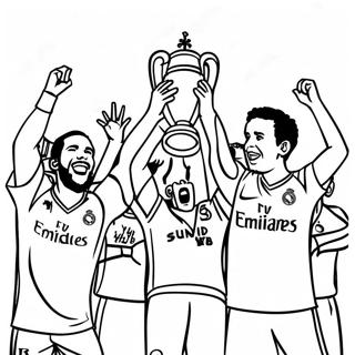Real Madrid Coloring Pages