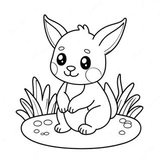 Cute Mini Animals Coloring Page | Cute Mini coloring page