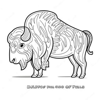 Buffalo Bills Logo Coloring Page | Buffalo Bills coloring page