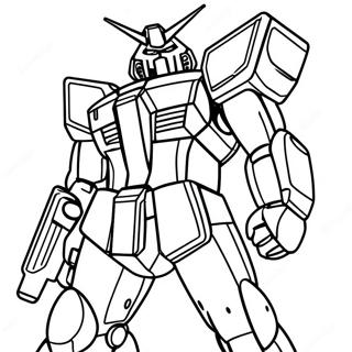 Gundam Coloring Page | Gundam coloring page