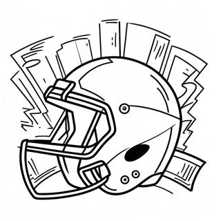 Super Bowl 58 Logo Coloring Page | Super Bowl 58 coloring page