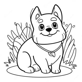 Dog Day Coloring Page | Dog Day coloring page