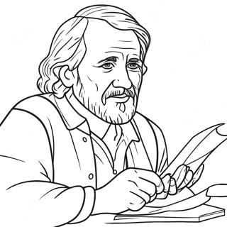 Job Coloring Page | Job coloring page