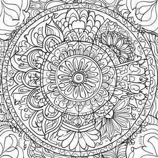 Creative Mandala Coloring Page | Creative coloring page