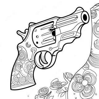 Gun Coloring Page | Gun coloring page