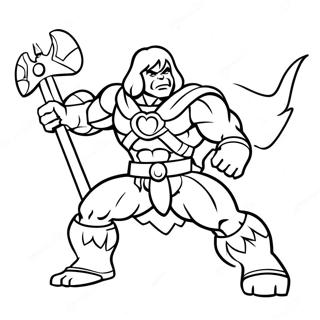 He-Man Coloring Page | He Man coloring page