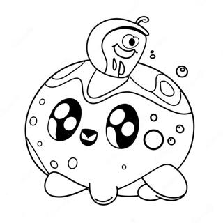Squishy Toy Coloring Page | Squishy coloring page