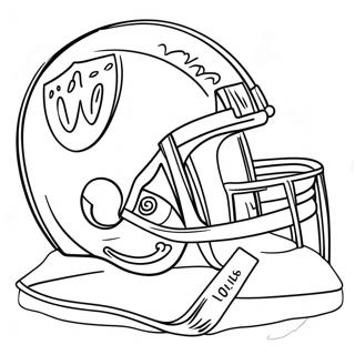 Super Bowl Coloring Page | Super Bowl coloring page