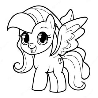 Fluttershy Coloring Page | Fluttershy coloring page