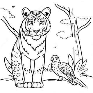 Wildlife Coloring Page | Wildlife coloring page