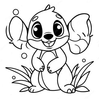 Ohana Stitch Coloring Page | Ohana Stitch coloring page