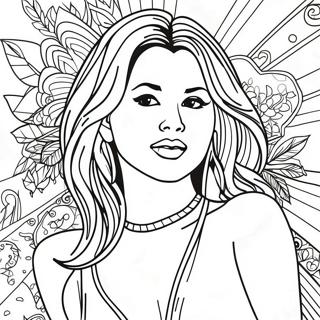 Selena Kleurplaten