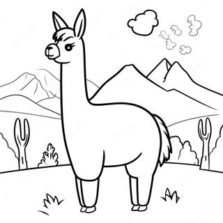 Llama Llama Coloring Page | Llama Llama coloring page