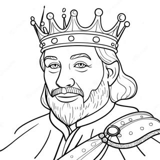 King Coloring Page | King coloring page