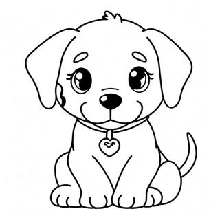 Cagnolino Realistico Pagine da Colorare