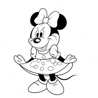 Minnie Mouse Coloring Page | Minnie Mouse coloring page