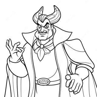 Disney Villain Coloring Page | Disney Villain coloring page