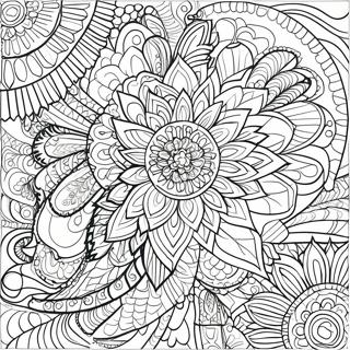 Adult Mandala Coloring Page | for Adults coloring page