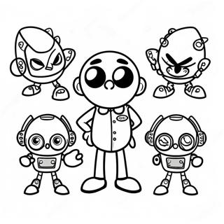 Dr Eggman Páginas para Colorir