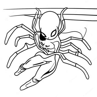 Spider Girl Coloring Page | Spider Girl coloring page