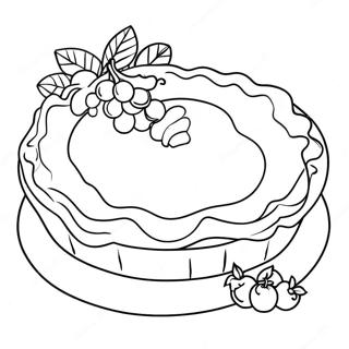 Torta Páginas para Colorir