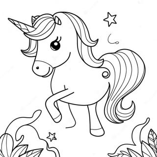 Sparkling Unicorn Mermaid Coloring Page | Unicorn Mermaid coloring page