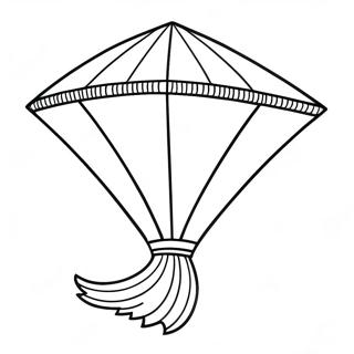 Kite Coloring Page | Kite coloring page