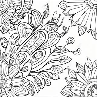 Gel Pen Coloring Page | Gel Pen coloring page