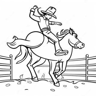 Rodeo Coloring Page | Rodeo coloring page