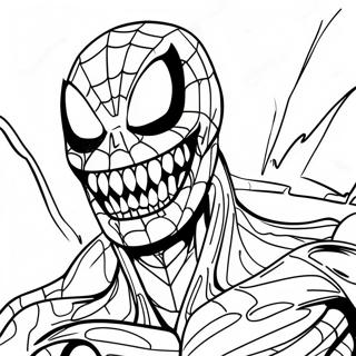 Carnage Character Coloring Page | Carnage coloring page